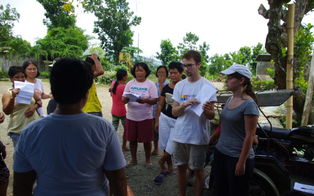 Témoignages de volontaires de CAMELEON aux Philippines