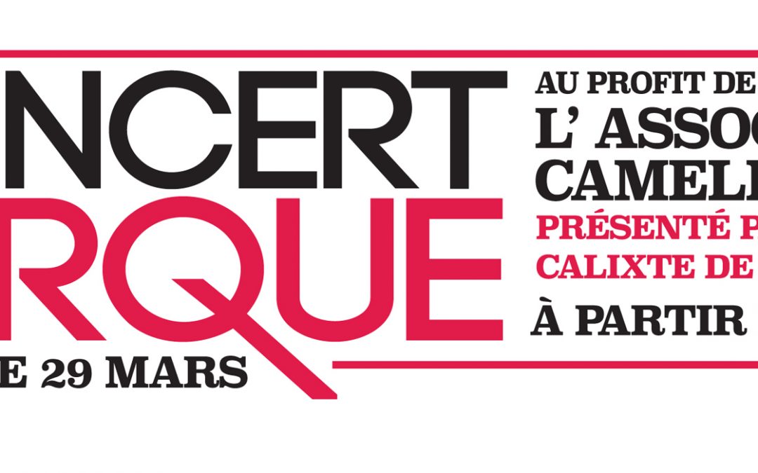 CONCERT-CIRQUE EXCEPTIONNEL LE 29 MARS !