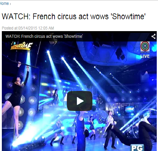 Cirque de la Vie opened “It’s Showtime”