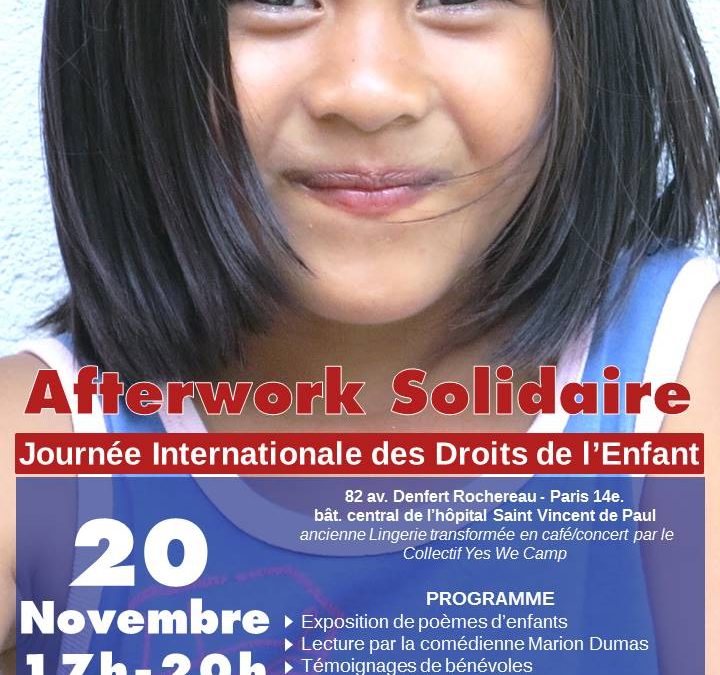 Afterwork Solidaire : Journée Internationale des Droits de l’Enfant