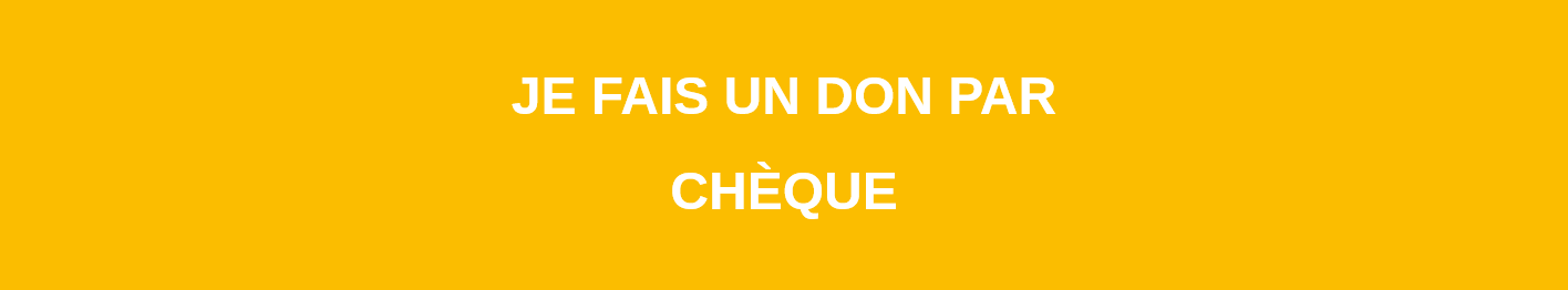 Donation – chèque