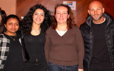 Les bénévoles et Sabrina Ouazani représentent CAMELEON au Festival Cairo By Night
