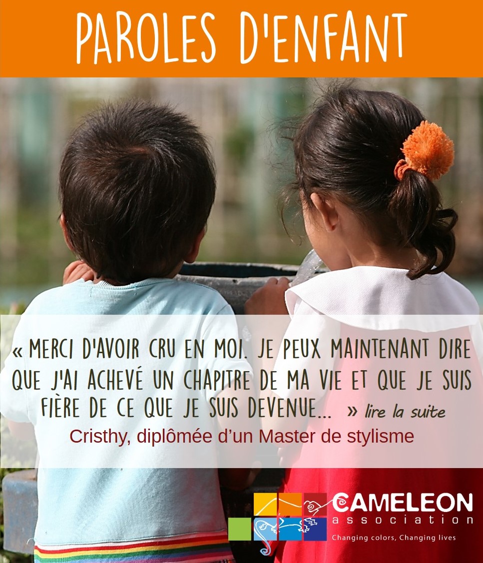 Paroles d’enfant, Cristhy nous raconte…