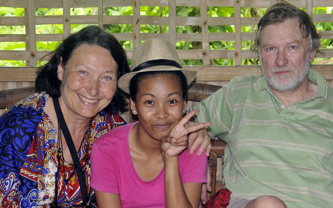 Anita et Didier ont enfin pu rencontrer Christine qu’ils parrainaient depuis 6 ans !