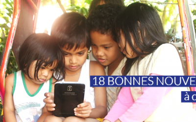 18 BONNES NOUVELLES à découvrir !