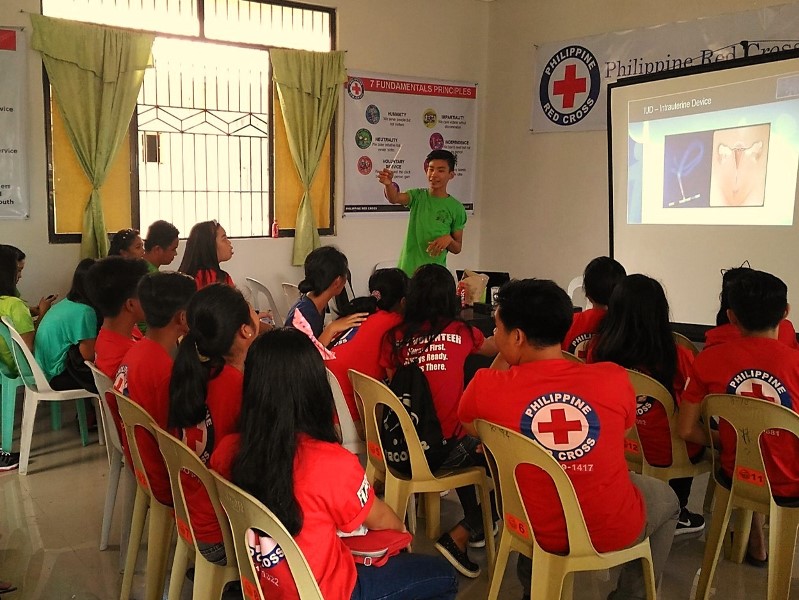 Les jeunes de CAMELEON partenaires de la Croix Rouge philippine