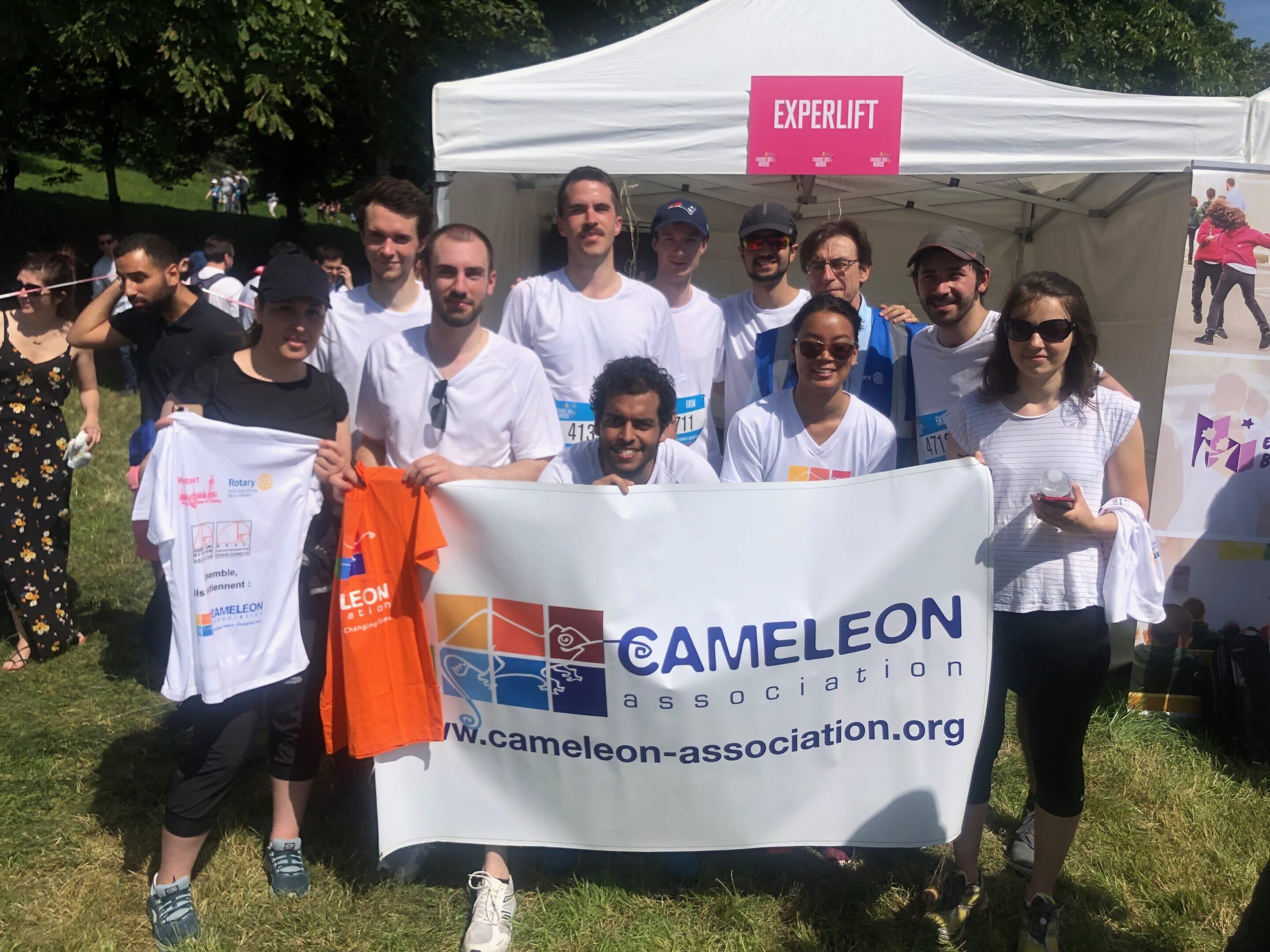 CAMELEON à la Course des Héros 2019 de Paris et Lyon