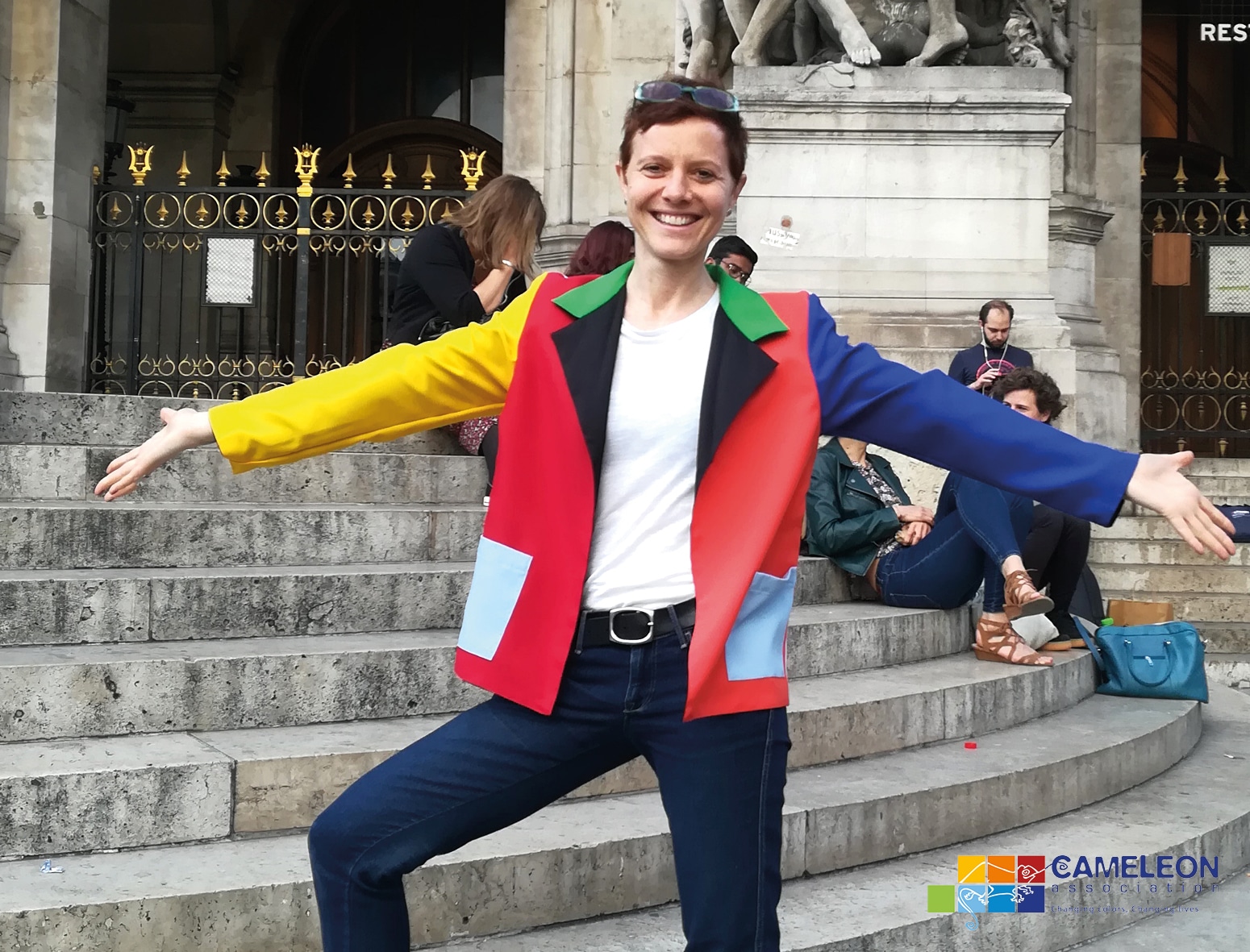 La veste CAMELEON par notre marraine et bénévole Tanya