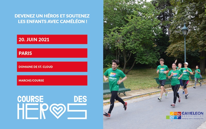 Course de Héros 2021 – Courir pour protéger les enfants des violences avec CAMELEON