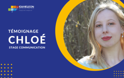 Portrait de Chloé, stagiaire en communication
