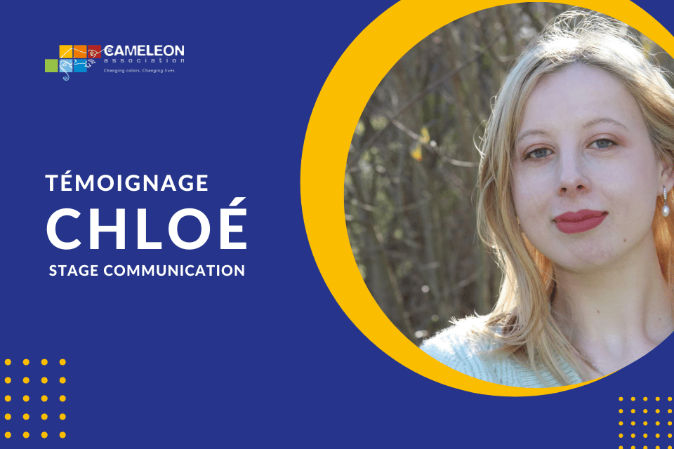 Portrait de Chloé, stagiaire en communication