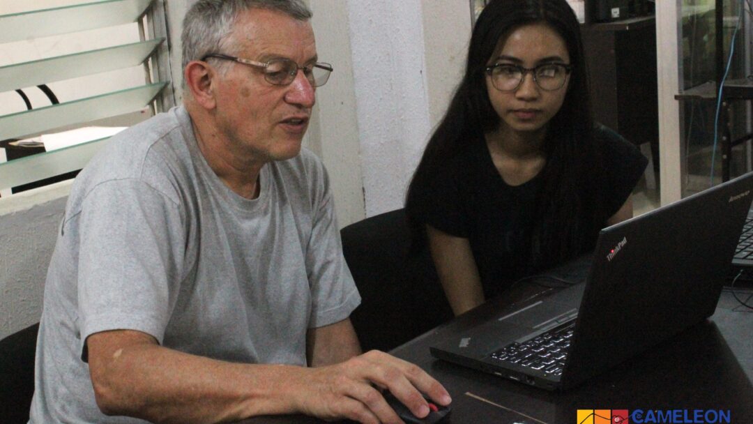 Francois Lancon aux Philippines mission informatique CAMELEON