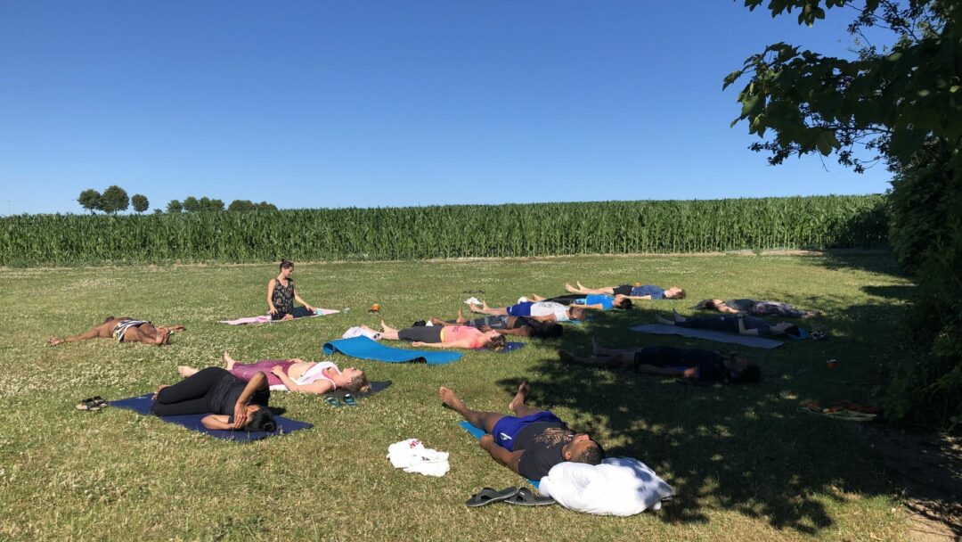 bootcamp au profit de cameleon cours de yoga
